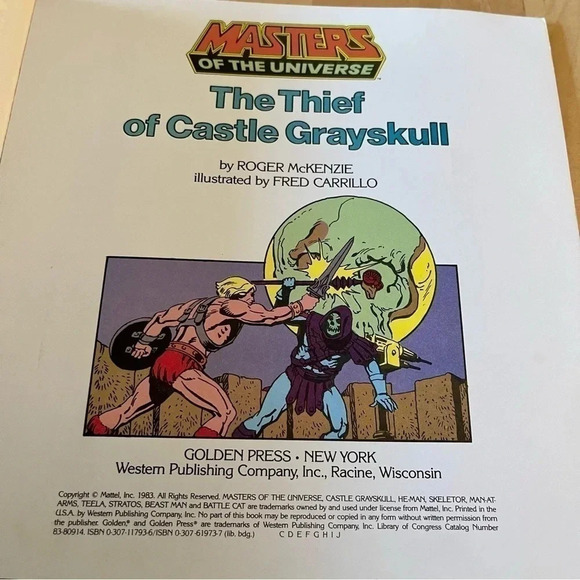 Masters of the Universe Lot of 3 Books Teela's Secret Thief of Castle Grayskull - Picture 5 of 9